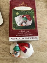 Hallmark Keepsake Ornament A Little Nap Snowball and Tuxedo Collector&#39;s ... - £11.00 GBP