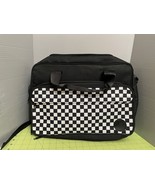 Versatex Black White Checkered Laptop Soft Case Shoulder Strap - $16.82