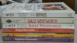 Sally Wentworth One Night Of Love Man For Hire Marriage By Arrangement King O x6 - £13.44 GBP