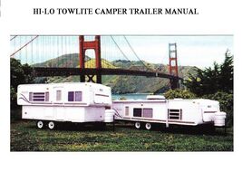 HI-LO 1990-2001 MOTORHOME MANUALs 430pg for Towlite RV 1999 2000 Service... - €21,41 EUR