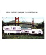HI-LO 1990-2001 MOTORHOME MANUALs 430pg for Towlite RV 1999 2000 Service... - $24.74
