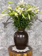 Pottery flower vase Ceramic vase Handmade H 30cms - £103.02 GBP