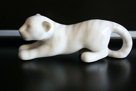 Old Collectibles USSR Soviet Porcelain Figurine White Tiger Polonnoe ZHK... - $894.11 MXN