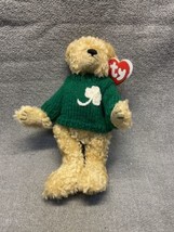 TY Attic Treasure Blarney the Bear Plush Stuffed Animal Beanie Baby Iris... - $14.85