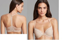 Natori Feathers Front Close T-Back Bra #735023 size 32DD - £40.35 GBP