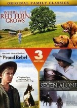 3movie Dvd Proud Rebel Where Red Fern Grows Seven Alone James Whitmore Aldo Ray - £21.70 GBP