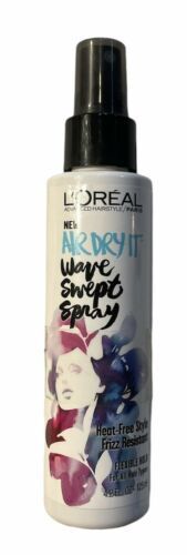 Primary image for L'Oreal Air Dry It Wave Swept Spray 24 Hr. Heat Free Style All Hair Types 4.2 Oz