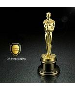Dorato Figura 1: 1 Oscar Statua Ornamenti Trofeo Premi Figura Premio DHL - £240.54 GBP