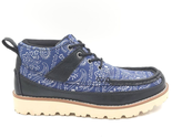 Sun + Stone Men Lace Up Moc Toe Chukka Boots Kohen Size US 7M Navy Faux ... - $22.77