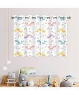 Coloured Dolphin Blackout Curtain, Nursery Cartoon Curtains for Kids by ... - $37.43