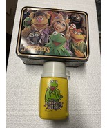 THE Muppet Show Metal Lunch Box 1978 King Seeley Kermit Vintage w/Thermos - $67.90 CAD
