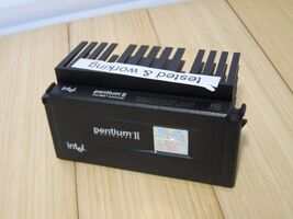 Intel Pentium II 350Mhz SL2ZQ Slot 1 CPU with Heat Sink Tested &amp; Working! - $34.99