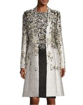 St. John Collection Metallic Pixelated Jacquard Topper Jacket &amp; Dress Set 8 - $1,628.55