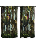 Protection Fight Cool Dinosaurs Art the Dinosaurs Forest Curtain - $1,085.34 MXN+