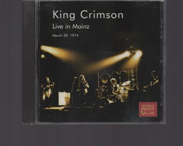 King Crimson / LIve at Mainz 1974 / CD / DMG Collectors Club 15 / 2001 - $22.31