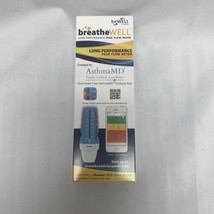 Quest AsthmaMD BreatheWell Lung Performance Peak Flow Meter Device New - $14.50