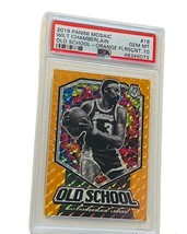 Wilt Chamberlain sp insert Old School 2019 Orange Mosaic /25 PSA 10 Pop 2 Lakers - £1,148.23 GBP