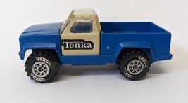 Vintage 1978 TONKA Diecast & Plastic Mini 4" Blue / White Toy Pickup Truck, NICE - $20.00