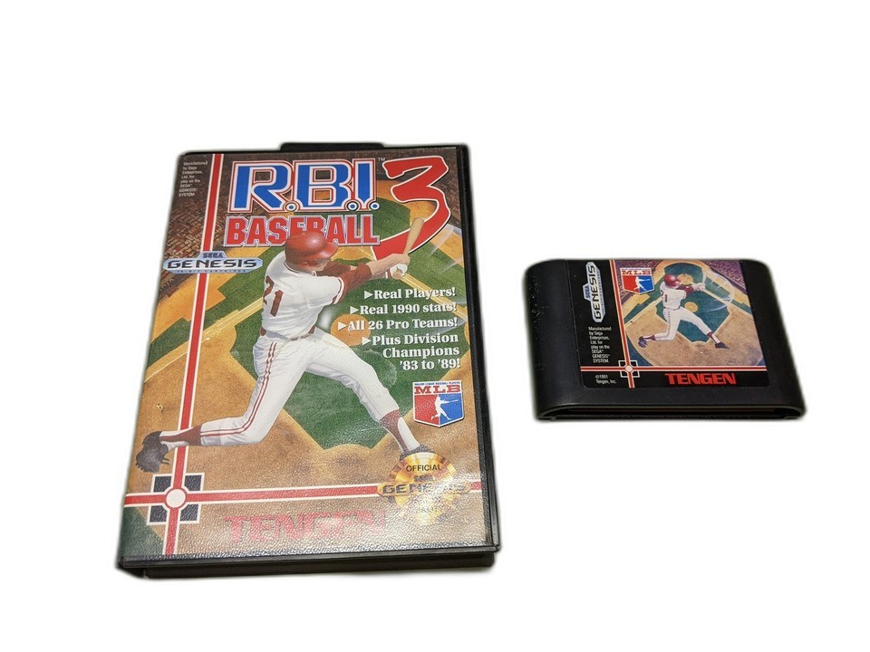 RBI Baseball 3 Sega Genesis Cartridge and Case - $5.99