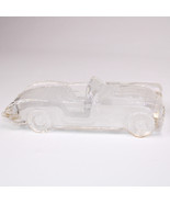 Vintage Crystal Glass Car Paperweight 6&quot; Glass Decor Rare Very Good Cond... - £14.37 GBP