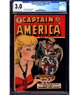 Captain America Comics #64 (1947) CGC 3.0 -- O/w to white pages; Human T... - £873.30 GBP