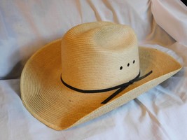 Larry Mahan Straw Hat Texas 7 and 1/2 - £14.94 GBP