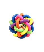 Rubber Multi Colour Wire Knot Ball with Bell, for Puppy and Kitten BEST ... - £11.62 GBP