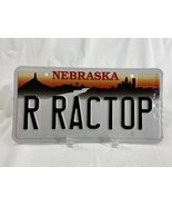 R RACTOP Vintage Vanity License Plate Nebraska Personalized Auto Man-Cav... - $806.54 MXN