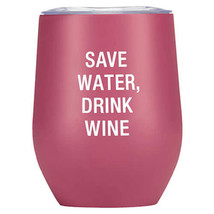 Say What Thermal Wine Thumbler 360mL - Save Water - £26.90 GBP