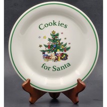 Nikko Happy Holidays Cookies for Santa Plate 8-1/8” Japan FAST Shipping VTG - $373.08 MXN
