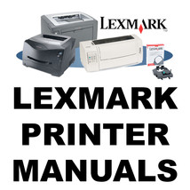 LEXMARK Printer SERVICE MANUALS &amp; Parts Catalogs Laser Optra MFC Manual ... - £10.14 GBP