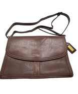 Handcrafted Viaraline Brown Leather Crossbody Bag With Adjustable Strap ... - €123,27 EUR