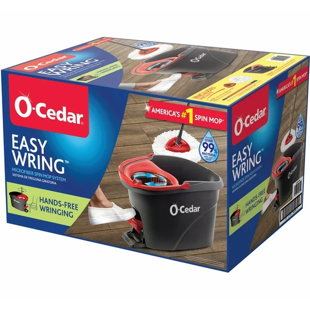 O-Cedar EasyWring Spin Mop &amp; Bucket System - £74.63 GBP