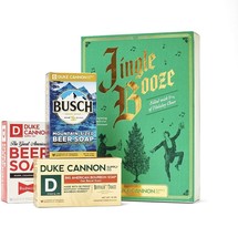 Duke Cannon Jingle Booze Soap Budweiser, Buffalo Trace, Busch Beer 3pc Gift Set - £15.59 GBP