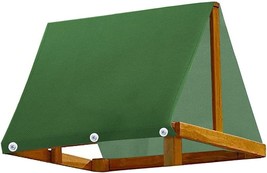 Playground Replacement Canopy,43&quot; X90&quot; Outdoor Replacement Tarp For, Green - £28.83 GBP