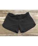 Lululemon Groovy Run Size 10 Black Briefed Athletic Shorts - $25.03