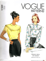 Vogue V1809 Misses Circa 1947 Top  Size XS - M UNCUT Pattern - $23.19
