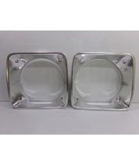 1976 76 1977 77 Plymouth Volare Head Light Bezels OEM Dodge Aspen Pair - $2,480.47 MXN