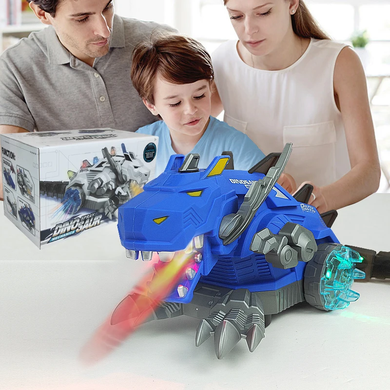 New Multifunction Electric universal walking Dinosaur Toy Spray Mechanical - £24.92 GBP