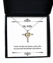 Fancy Wife Cross Dancing Necklace, You&#39;re not just My Spouse, You&#39;re, Gi... - £38.55 GBP