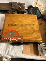 Vintage custom Tabacalera Harry Busch (Hairy Bush) wood cigar intimate t... - £19.36 GBP