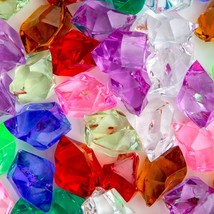 Acrylic Gems - Plastic Fake Gems Ice Rock Crystals - 152 Pcs Plastic Cry... - £13.62 GBP