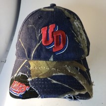 University Of Dayton Flyers Baseball Cap Realtree Camo Bill Distressed S... - $14.84