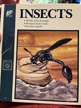 Insects Media materials Full Color Drawings Study Cards And Teacher Guid... - $19.79