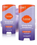 Lume Whole Body Deodorant Smooth Solid Stick 72 Hour Odor Control Alumin... - $54.49