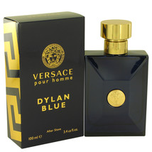 Versace Pour Homme Dylan Blue Cologne By After Shave Lotion 3.4 oz - £55.54 GBP