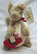 Walt Disney Classic Winnie The Pooh Christmas Kanga 6&quot; Plush Stuffed Animal New - $18.32