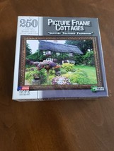 NEW SEALED 250 Piece Puzzle Picture Frame Cottages Century Thatched Farm... - $7.92