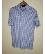Ralph Lauren Polo Golf Shirt Mens Small Checkered 100% Pima Cotton Soft ... - $14.95
