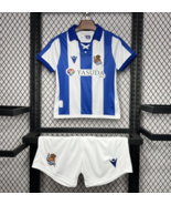 24/25 Real Sociedad Home Kids Kit Shirt - Kids Size - £34.34 GBP